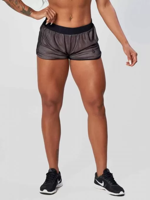 Short Running Tela Salmão