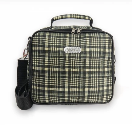 Bolsa Térmica Voilà Sherlock Xadrez Preto - Imagem 4