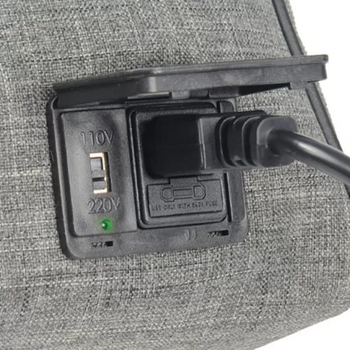 Bolsa Térmica Voilà Cosmopolitan em Linho Importado Preto - Completa - Imagem 3