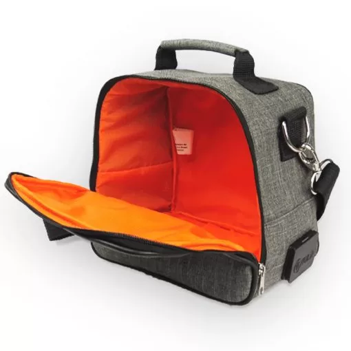 Bolsa Térmica Voilà Cosmopolitan em Linho Importado Preto - Completa - Imagem 2